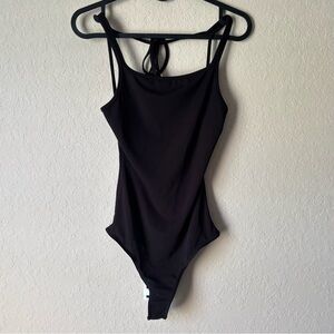 LPA | Revolve Women's Black Tie Back Bodysuit Size XS NWT